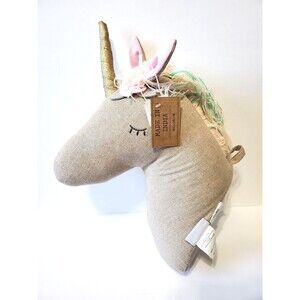 Large Unicorn Head Plush Wall Mount Nursery Wall Hanging New with Tags!